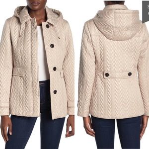 Kate Spade quilted moto jacket